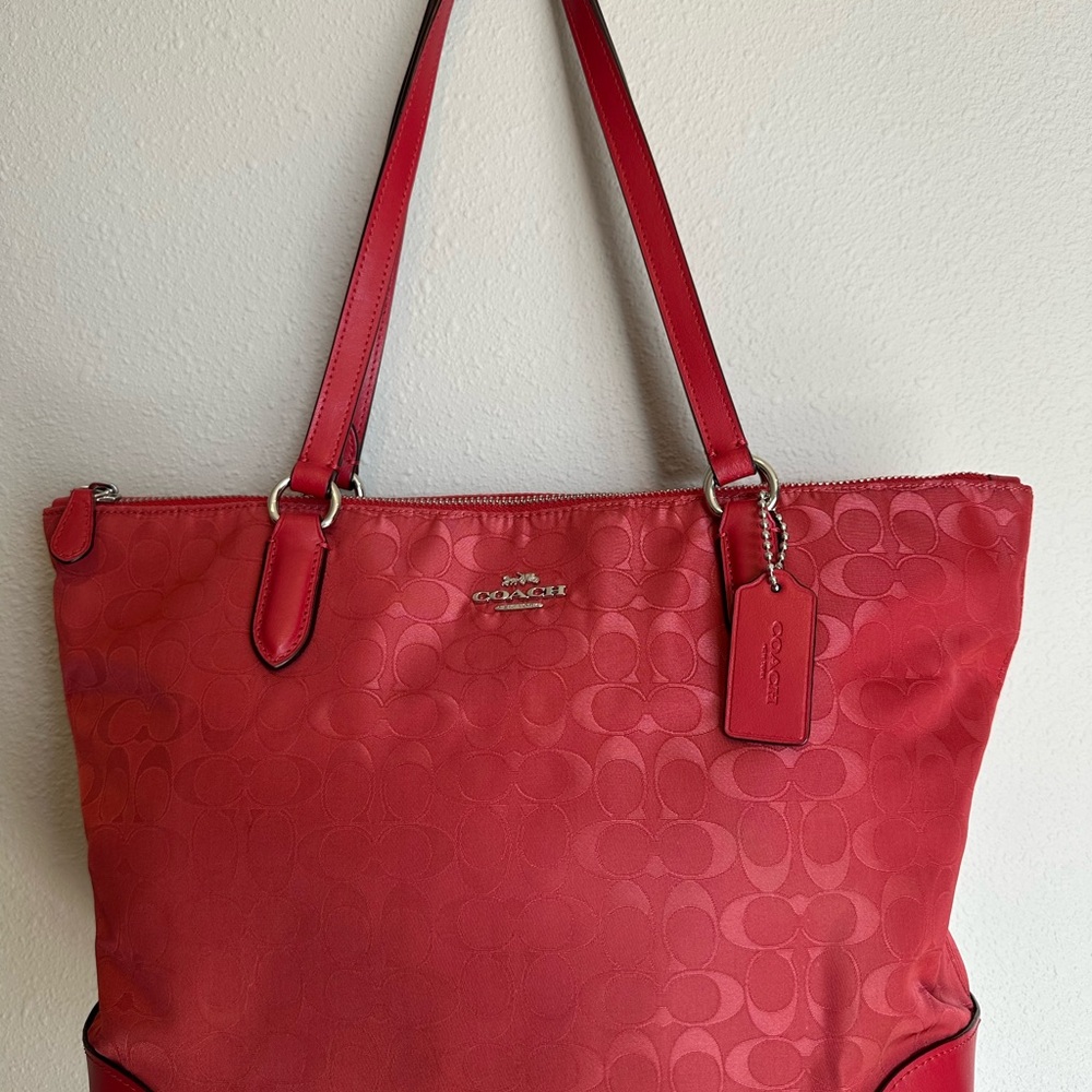 Coach Red Handbag